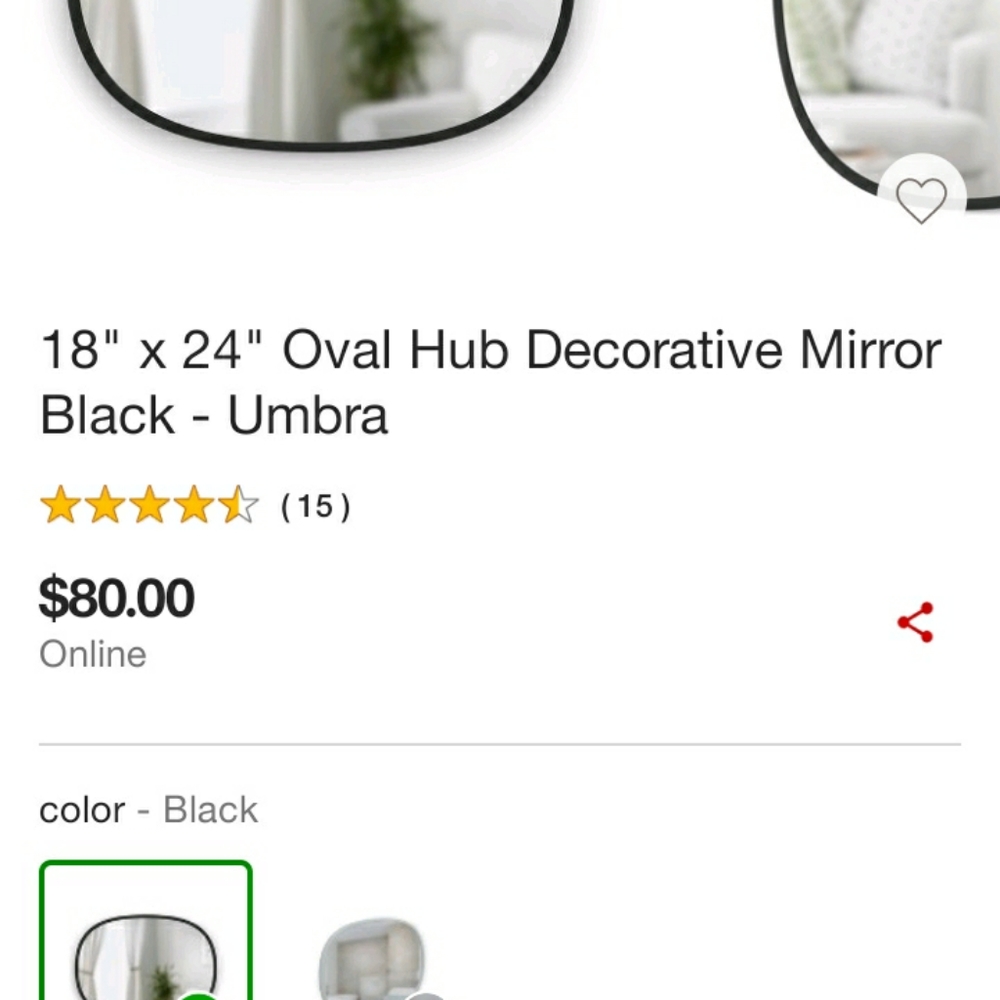 18x24 Hub Mirror